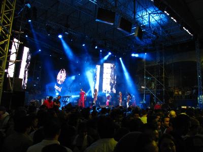 Concierto de Calle13 en Palmares