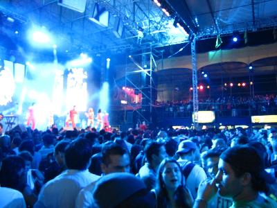 Concierto de Calle13 en Palmares