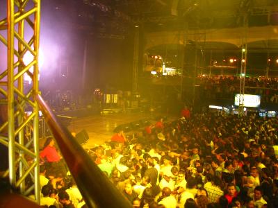 Concierto de Calle13 en Palmares