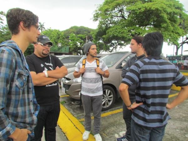 Locutores en la Sala de Oncología del Hospital San Juan de Dios.